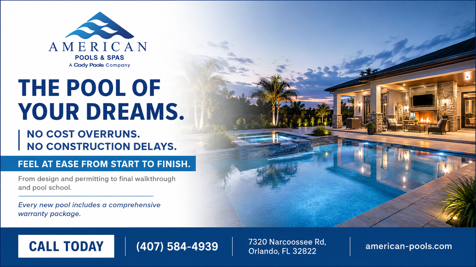 American Pools & Spas — A Cody Pools Company — Feel at Ease From Start to Finish