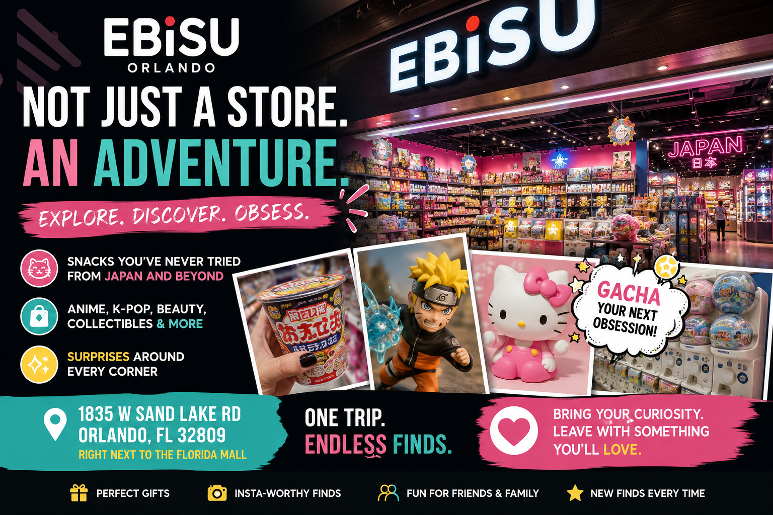 EBISU Orlando — Not Just a Store. An Adventure.