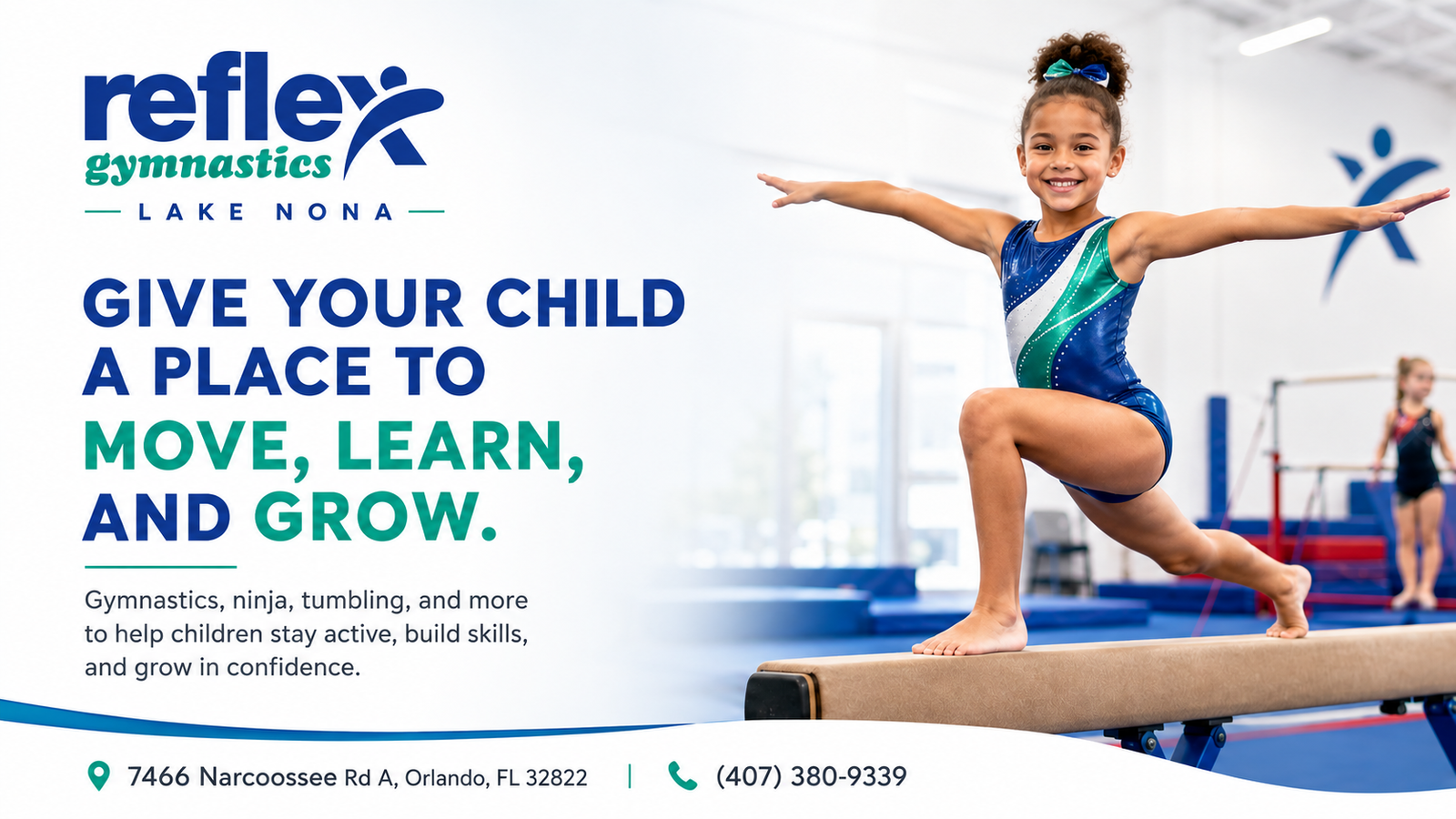 Reflex Gymnastics Lake Nona — Give Your Child a Place to Move, Learn, and Grow