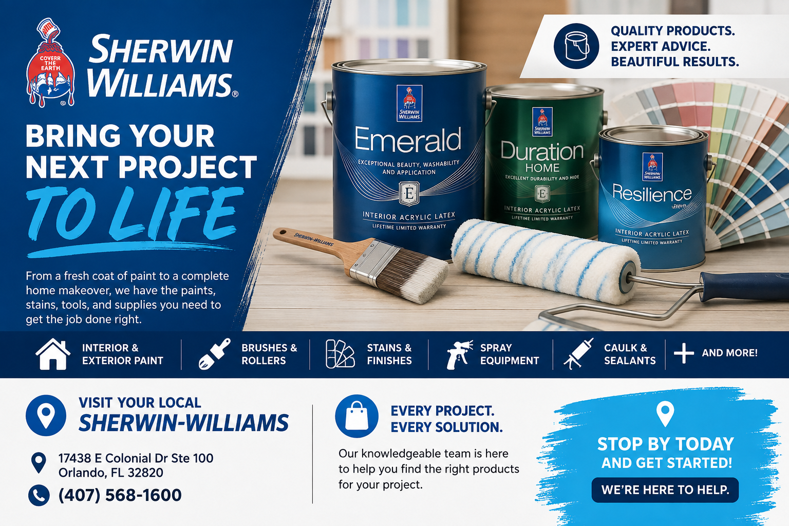 Sherwin-Williams — Bring Your Next Project to Life with Sherwin-Williams